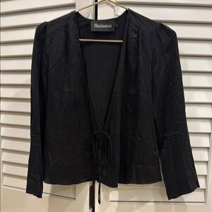 Realisation Black Silk Top